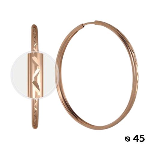 Серьги Конго, красное золото 585 проба (Беларусь) — от 2535.46 руб. в сети магазинов DIAMANTE забронировать в магазине Серьги Конго, красное золото 585 проба (Беларусь)