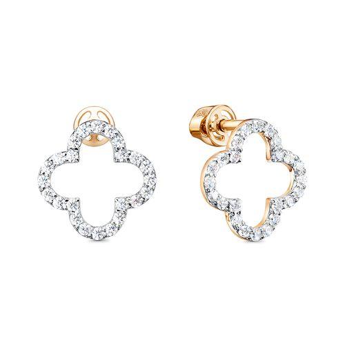 Серьги пусеты Иллада, серебро 925 проба, вставка фианит (Иллада, Россия) — от 84.22 руб. в сети магазинов DIAMANTE забронировать в магазине Серьги пусеты Иллада, серебро 925 проба, вставка фианит (Иллада, Россия)