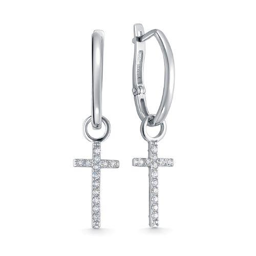 Серьги длинные Zlato, серебро 925 проба, вставка фианит (Zlato, Россия) — от 194.20 руб. в сети магазинов DIAMANTE забронировать в магазине Серьги длинные Zlato, серебро 925 проба, вставка фианит (Zlato, Россия)