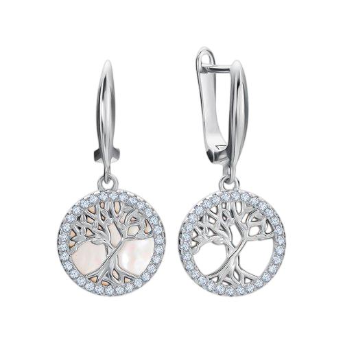 Серьги длинные, серебро 925 проба, вставка перламутр (Турция) — от 208.39 руб. в сети магазинов DIAMANTE забронировать в магазине Серьги длинные, серебро 925 проба, вставка перламутр