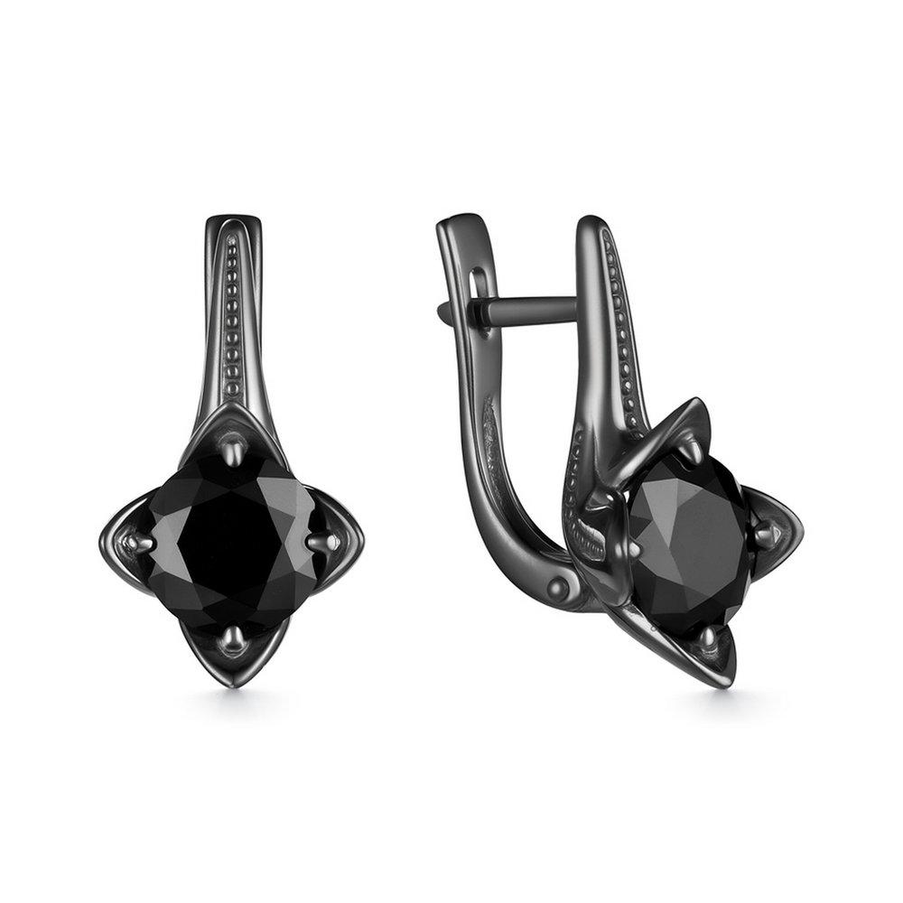 Серьги с английским замком, серебро 925 проба, вставка шпинель (Россия) — от 379.37 руб. в сети магазинов DIAMANTE забронировать в магазине Серьги с английским замком, серебро 925 проба, вставка шпинель (Россия)