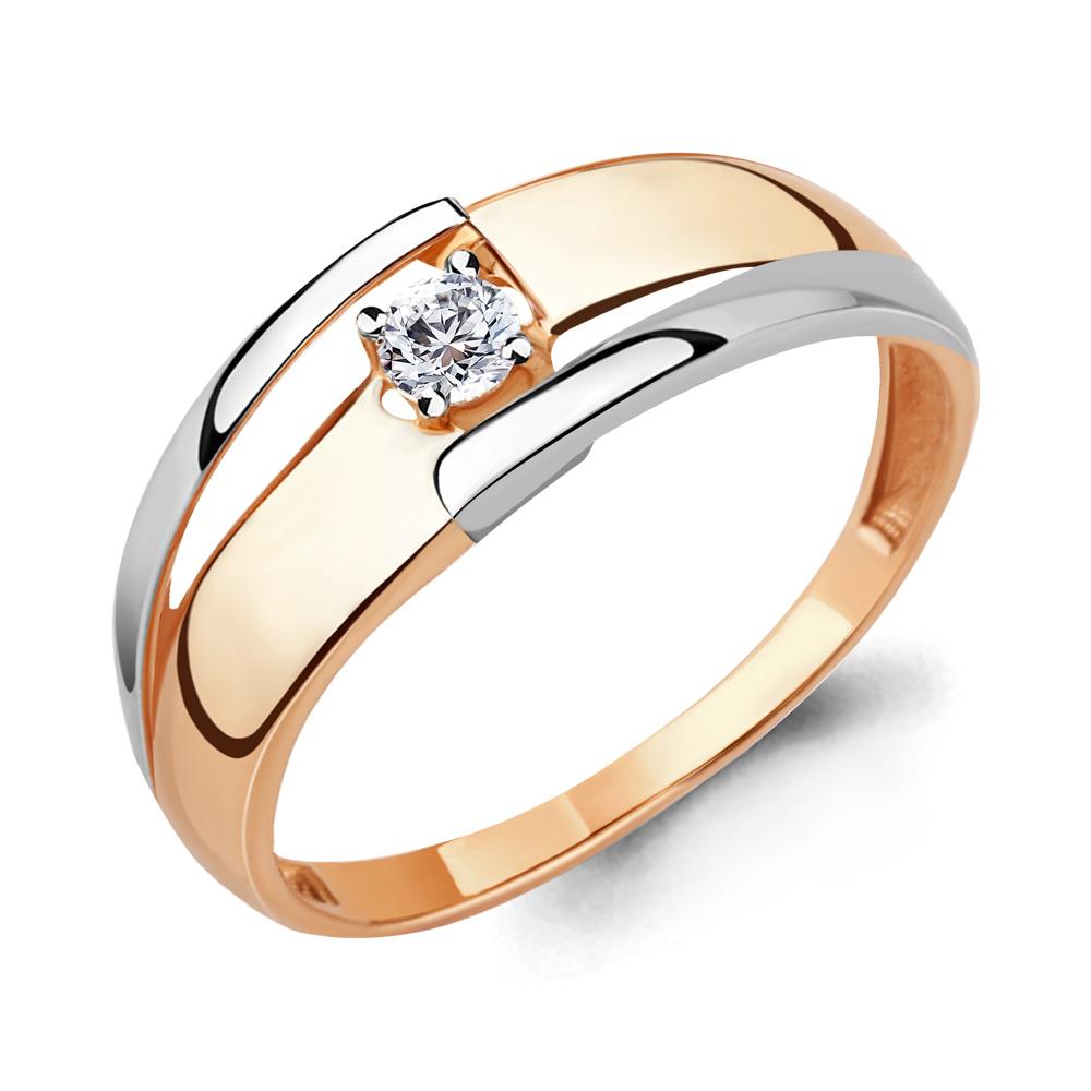 Кольцо декоративное Aquamarine, красное золото 585 проба, вставка фианит (Aquamarine, Россия) — от 1134.00 руб. в сети магазинов DIAMANTE забронировать в магазине Кольцо декоративное Aquamarine, красное золото 585 проба, вставка фианит (Aquamarine, Россия)