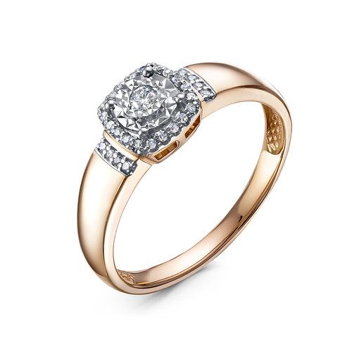 Кольцо декоративное RoseGrace, красное золото 585 проба, вставка бриллиант (RoseGrace, Россия) — от 2914.29 руб. в сети магазинов DIAMANTE забронировать в магазине Кольцо декоративное RoseGrace, красное золото 585 проба, вставка бриллиант (RoseGrace, Россия)