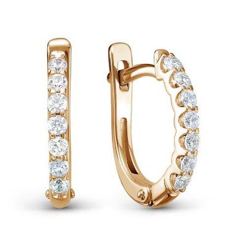 Серьги с английским замком RoseGrace, красное золото 585 проба, вставка бриллиант (RoseGrace, Россия) — от 3142.75 руб. в сети магазинов DIAMANTE забронировать в магазине Серьги с английским замком RoseGrace, красное золото 585 проба, вставка бриллиант (RoseGrace, Россия)