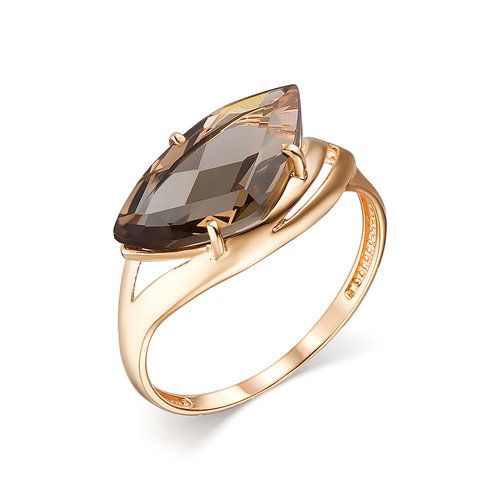 Кольцо декоративное GRANAT JEWELRY, красное золото 585 проба, вставка раухтопаз (GRANAT JEWELRY, Россия) — от 1164.81 руб. в сети магазинов DIAMANTE забронировать в магазине Кольцо декоративное GRANAT JEWELRY, красное золото 585 проба, вставка раухтопаз (GRANAT JEWELRY, Россия)