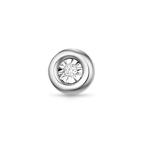Подвеска шарм LUCKY DIAMOND, белое золото 585 проба, вставка бриллиант (LUCKY DIAMOND, Россия) — от 536.20 руб. в сети магазинов DIAMANTE забронировать в магазине Подвеска шарм LUCKY DIAMOND, белое золото 585 проба, вставка бриллиант (LUCKY DIAMOND, Россия)