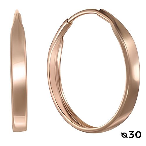 Серьги Конго 7 Карат, красное золото 585 проба (7 Карат, Беларусь) — от 1710.58 руб. в сети магазинов DIAMANTE забронировать в магазине Серьги Конго 7 Карат, красное золото 585 проба (7 Карат, Беларусь)