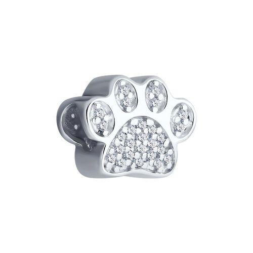 Подвеска шарм SOKOLOV, серебро 925 проба, вставка фианит (SOKOLOV, Россия) — от 140.64 руб. в сети магазинов DIAMANTE забронировать в магазине Подвеска шарм SOKOLOV, серебро 925 проба, вставка фианит (SOKOLOV, Россия)