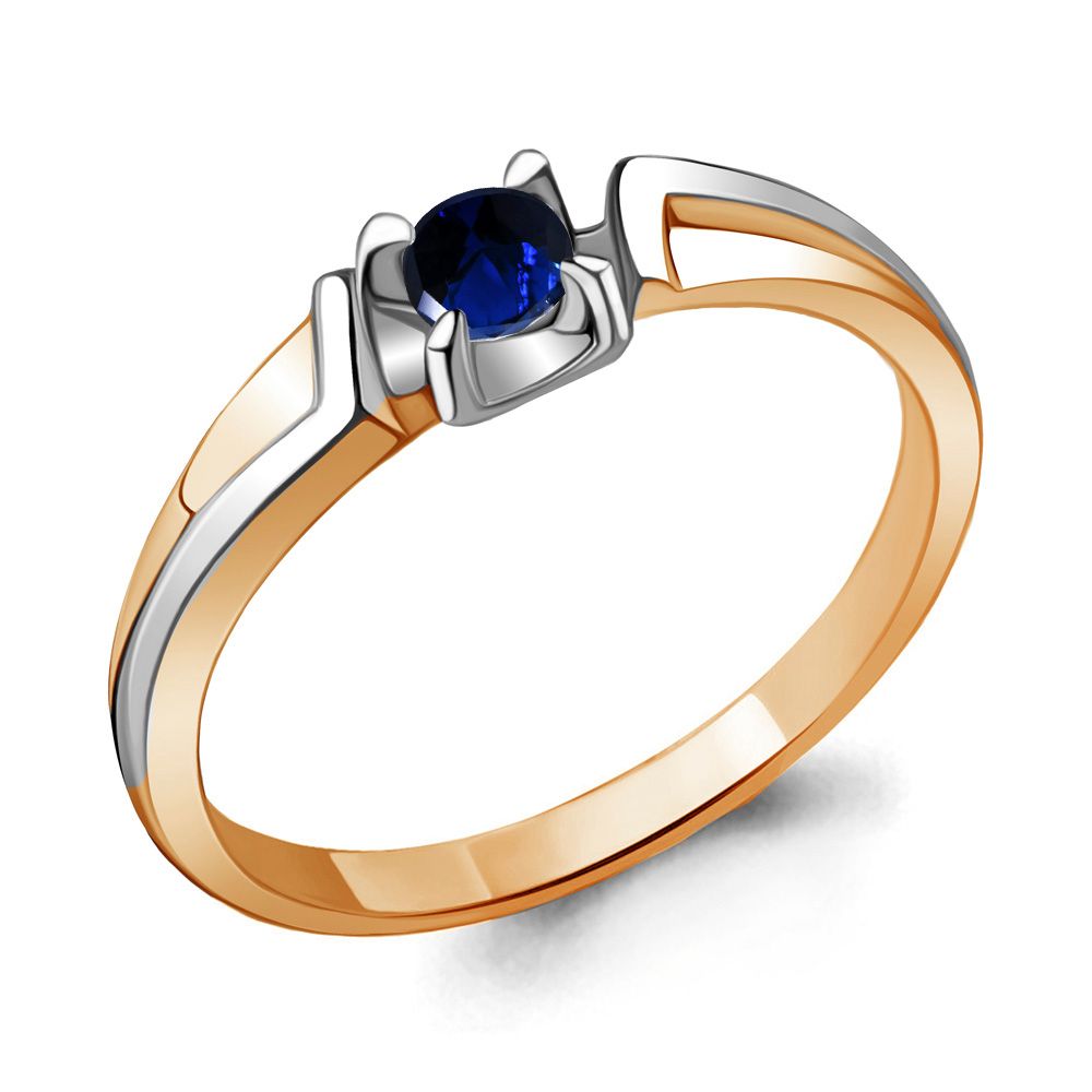 Кольцо декоративное Aquamarine, красное золото 585 проба, вставка сапфир (Aquamarine, Россия) — от 1653.08 руб. в сети магазинов DIAMANTE забронировать в магазине Кольцо декоративное Aquamarine, красное золото 585 проба, вставка сапфир (Aquamarine, Россия)