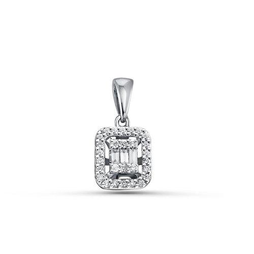 Подвеска декоративная Era Jewelry, белое золото 585 проба, вставка бриллиант (Era Jewelry, Россия) — от 2358.99 руб. в сети магазинов DIAMANTE забронировать в магазине Подвеска декоративная Era Jewelry, белое золото 585 проба, вставка бриллиант