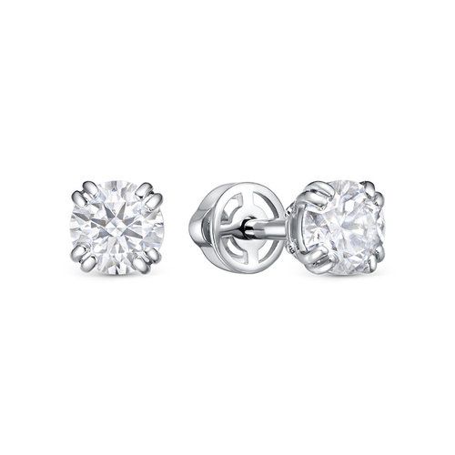 Серьги пусеты BUBLIK JEWELRY, серебро 925 проба, вставка фианит (BUBLIK JEWELRY, Россия) — от 99.36 руб. в сети магазинов DIAMANTE забронировать в магазине Серьги пусеты BUBLIK JEWELRY, серебро 925 проба, вставка фианит (BUBLIK JEWELRY, Россия)