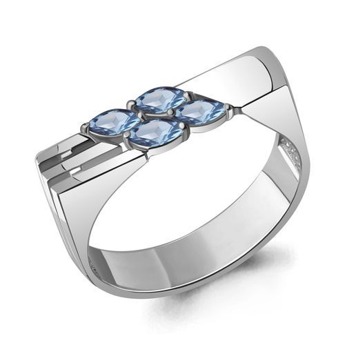 Кольцо декоративное Aquamarine, серебро 925 проба, вставка топаз (Aquamarine, Россия) — от 84.79 руб. в сети магазинов DIAMANTE забронировать в магазине Кольцо декоративное Aquamarine, серебро 925 проба, вставка топаз (Aquamarine, Россия)