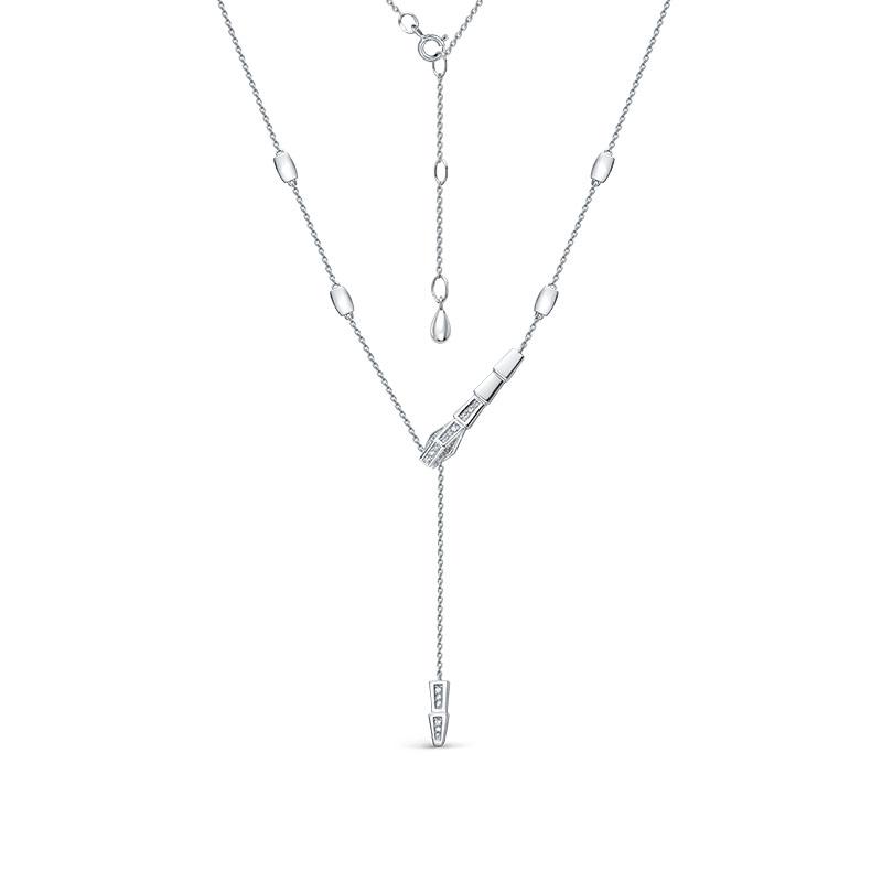 Колье DELTA, серебро 925 проба, вставка фианит (DELTA, Россия) — от 279.11 руб. в сети магазинов DIAMANTE забронировать в магазине Колье DELTA, серебро 925 проба, вставка фианит