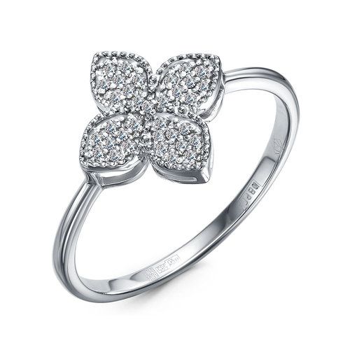 Кольцо декоративное RoseGrace, белое золото 585 проба, вставка бриллиант (RoseGrace, Россия) — от 2225.98 руб. в сети магазинов DIAMANTE забронировать в магазине Кольцо декоративное RoseGrace, белое золото 585 проба, вставка бриллиант (RoseGrace, Россия)