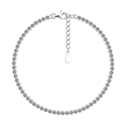 Браслет теннисный Diamant, серебро 925 проба, вставка фианит (Diamant, Россия) — от 275.40 руб. в сети магазинов DIAMANTE забронировать в магазине Браслет теннисный Diamant, серебро 925 проба, вставка фианит (Diamant, Россия)