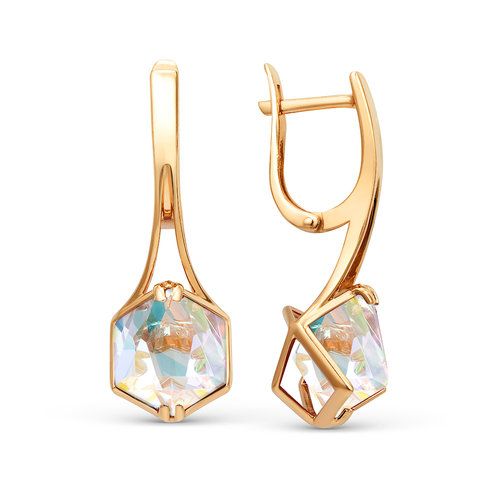 Серьги длинные GRANAT JEWELRY, красное золото 585 проба, вставка кварц (GRANAT JEWELRY, Россия) — от 3504.55 руб. в сети магазинов DIAMANTE забронировать в магазине Серьги длинные GRANAT JEWELRY, красное золото 585 проба, вставка кварц (GRANAT JEWELRY, Россия)