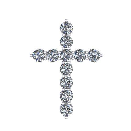Подвеска крестик, серебро 925 проба, вставка фианит (Россия) — от 105.92 руб. в сети магазинов DIAMANTE забронировать в магазине Подвеска крестик, серебро 925 проба, вставка фианит