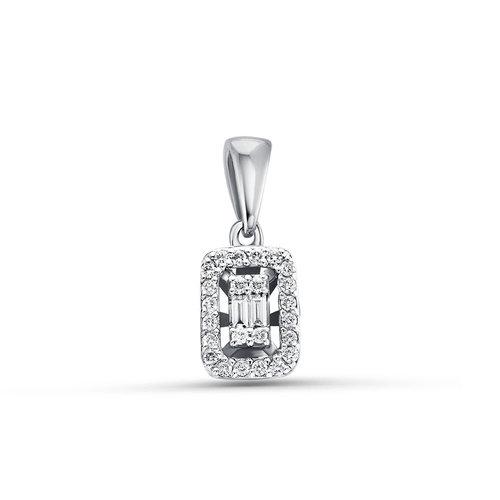 Подвеска декоративная Era Jewelry, белое золото 585 проба, вставка бриллиант (Era Jewelry, Россия) — от 2095.89 руб. в сети магазинов DIAMANTE забронировать в магазине Подвеска декоративная Era Jewelry, белое золото 585 проба, вставка бриллиант