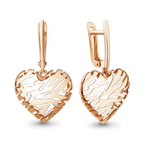 Серьги длинные 7 Карат, красное золото 585 проба (7 Карат, Беларусь) — от 2197.65 руб. в сети магазинов DIAMANTE забронировать в магазине Серьги длинные 7 Карат, красное золото 585 проба