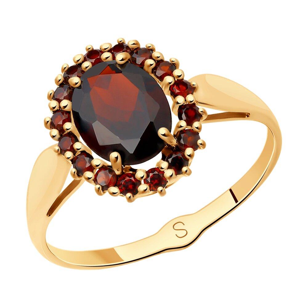 Кольцо декоративное, красное золото 585 проба, вставка гранат (Россия) — от 1378.08 руб. в сети магазинов DIAMANTE забронировать в магазине Кольцо декоративное, красное золото 585 проба, вставка гранат (Россия)