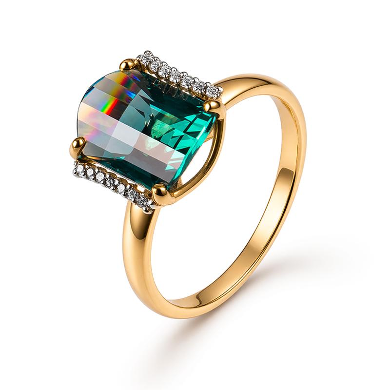 Кольцо декоративное GRANAT JEWELRY, красное золото 585 проба, вставка фианит (GRANAT JEWELRY, Россия) — от 1828.75 руб. в сети магазинов DIAMANTE забронировать в магазине Кольцо декоративное GRANAT JEWELRY, красное золото 585 проба, вставка фианит (GRANAT JEWELRY, Россия)