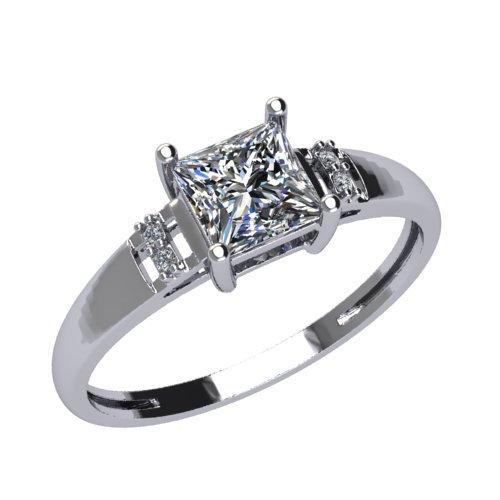 Кольцо помолвочное, серебро 925 проба, вставка фианит (Россия) — от 89.28 руб. в сети магазинов DIAMANTE забронировать в магазине Кольцо помолвочное, серебро 925 проба, вставка фианит