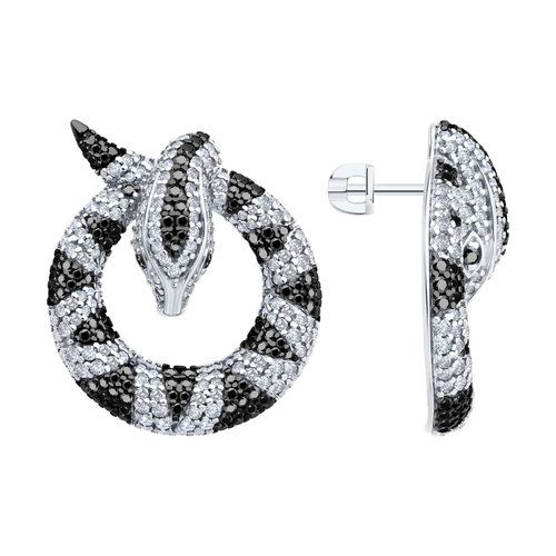 Серьги пусеты Diamant, серебро 925 проба, вставка фианит (Diamant, Россия) — от 683.48 руб. в сети магазинов DIAMANTE забронировать в магазине Серьги пусеты Diamant, серебро 925 проба, вставка фианит (Diamant, Россия)