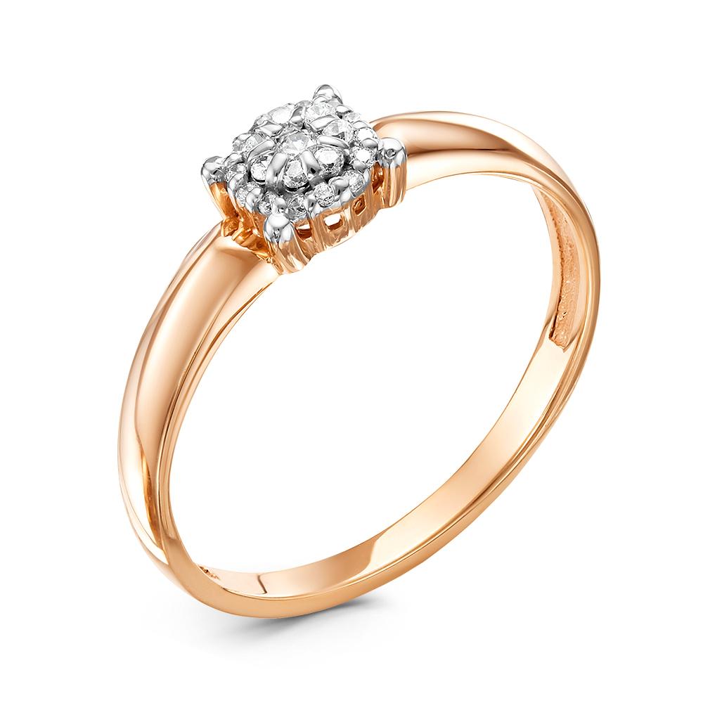 Кольцо помолвочное Diamond Union, красное золото 585 проба, вставка бриллиант (Diamond Union, Россия) — от 1771.83 руб. в сети магазинов DIAMANTE забронировать в магазине Кольцо помолвочное Diamond Union, красное золото 585 проба, вставка бриллиант (Diamond Union, Россия)