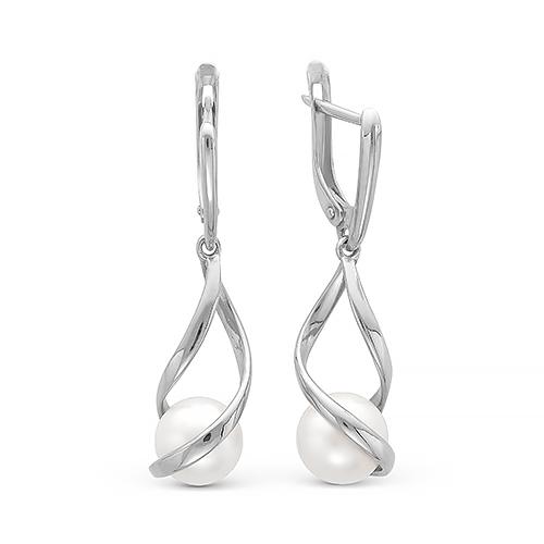 Серьги длинные Zlato, серебро 925 проба, вставка жемчуг (Zlato, Россия) — от 228.89 руб. в сети магазинов DIAMANTE забронировать в магазине Серьги длинные Zlato, серебро 925 проба, вставка жемчуг (Zlato, Россия)