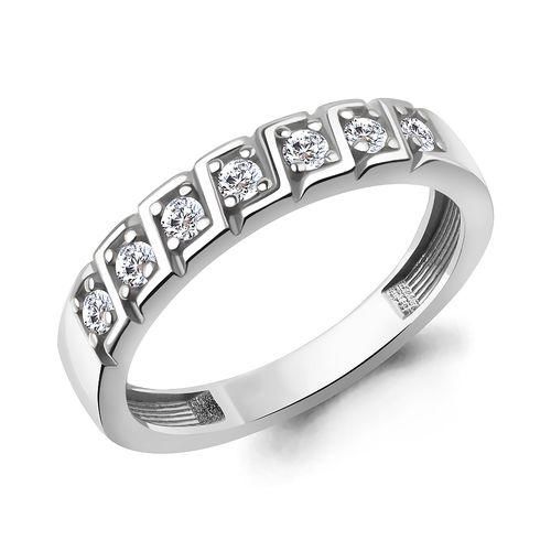 Кольцо дорожка Aquamarine, серебро 925 проба, вставка фианит (Aquamarine, Россия) — от 133.94 руб. в сети магазинов DIAMANTE забронировать в магазине Кольцо дорожка Aquamarine, серебро 925 проба, вставка фианит