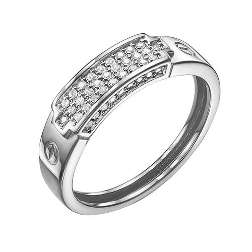 Кольцо декоративное 7 Карат, белое золото 585 проба, вставка фианит (7 Карат, Беларусь) — от 917.28 руб. в сети магазинов DIAMANTE забронировать в магазине Кольцо декоративное 7 Карат, белое золото 585 проба, вставка фианит