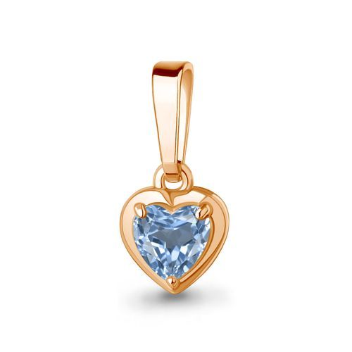 Подвеска декоративная Aquamarine, красное золото 585 проба, вставка топаз (Aquamarine, Россия) — от 543.90 руб. в сети магазинов DIAMANTE забронировать в магазине Подвеска декоративная Aquamarine, красное золото 585 проба, вставка топаз (Aquamarine, Россия)