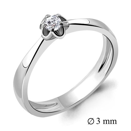Кольцо помолвочное Aquamarine, золото 585 проба, вставка фианит (Aquamarine, Россия) — от 973.25 руб. в сети магазинов DIAMANTE забронировать в магазине Кольцо помолвочное Aquamarine, золото 585 проба, вставка фианит (Aquamarine, Россия)