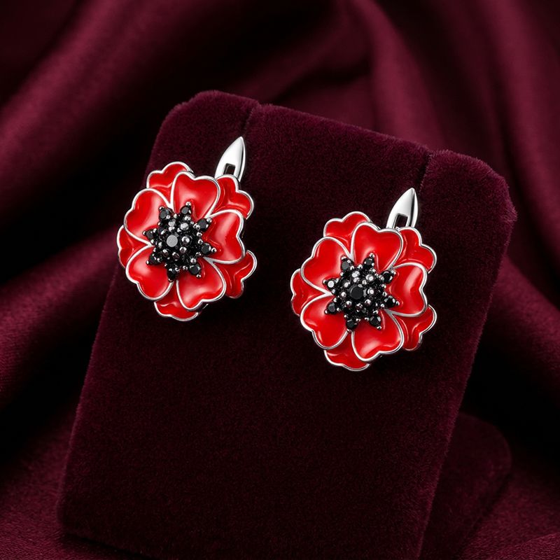 Серьги с английским замком DEWI, белое серебро 925 проба, вставка фианит/эмаль (DEWI, Россия) — от 300.96 руб. в сети магазинов DIAMANTE забронировать в магазине Серьги с английским замком DEWI, белое серебро 925 проба, вставка фианит/эмаль (DEWI, Россия)
