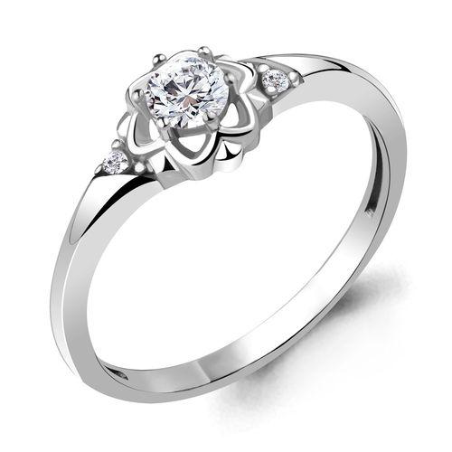 Кольцо декоративное Aquamarine, серебро 925 проба, вставка фианит (Aquamarine, Россия) — от 75.14 руб. в сети магазинов DIAMANTE забронировать в магазине Кольцо декоративное Aquamarine, серебро 925 проба, вставка фианит (Aquamarine, Россия)