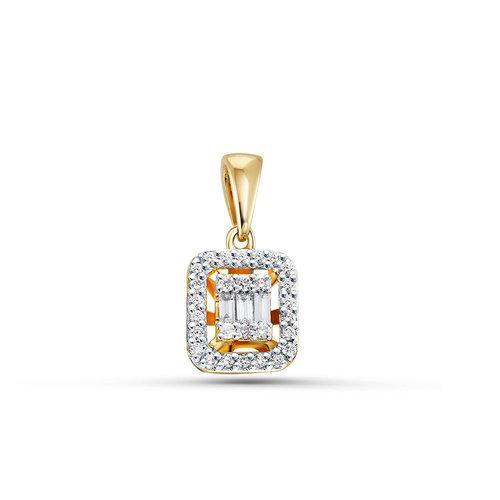 Подвеска декоративная Era Jewelry, красное золото 585 проба, вставка бриллиант (Era Jewelry, Россия) — от 2294.49 руб. в сети магазинов DIAMANTE забронировать в магазине Подвеска декоративная Era Jewelry, красное золото 585 проба, вставка бриллиант