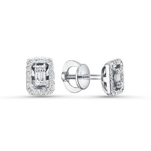 Серьги пусеты Era Jewelry, золото 585 проба, вставка бриллиант (Era Jewelry, Россия) — от 4806.65 руб. в сети магазинов DIAMANTE забронировать в магазине Серьги пусеты Era Jewelry, золото 585 проба, вставка бриллиант