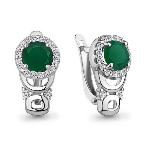 Серьги с английским замком Aquamarine, серебро 925 проба, вставка фианит (Aquamarine, Россия) — от 194.30 руб. в сети магазинов DIAMANTE забронировать в магазине Серьги с английским замком Aquamarine, серебро 925 проба, вставка фианит (Aquamarine, Россия)