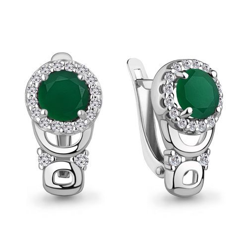 Серьги с английским замком Aquamarine, серебро 925 проба, вставка фианит (Aquamarine, Россия) — от 195.57 руб. в сети магазинов DIAMANTE забронировать в магазине Серьги с английским замком Aquamarine, серебро 925 проба, вставка фианит (Aquamarine, Россия)