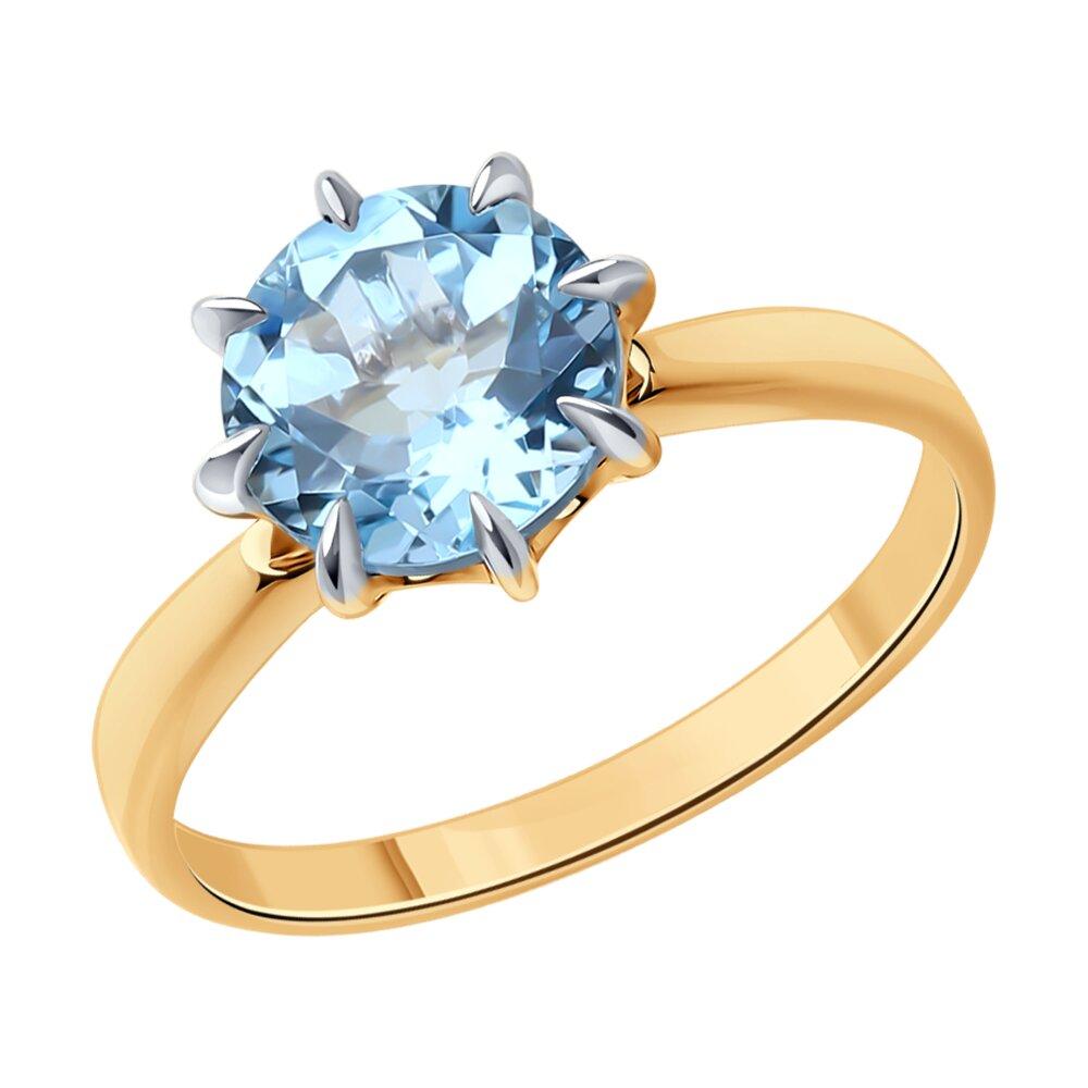 Кольцо декоративное, красное золото 585 проба, вставка топаз (Россия) — от 1544.40 руб. в сети магазинов DIAMANTE забронировать в магазине Кольцо декоративное, красное золото 585 проба, вставка топаз (Россия)