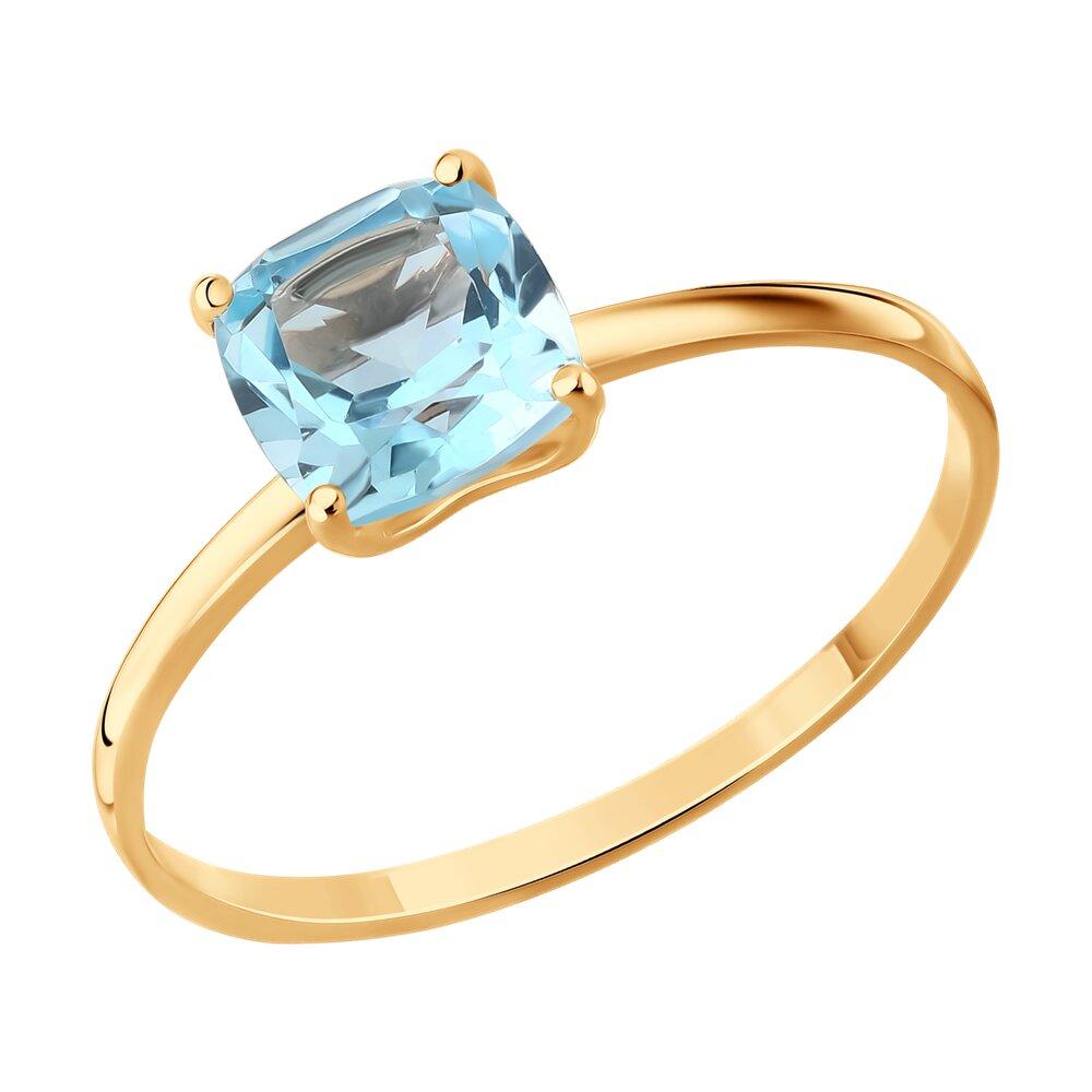 Кольцо декоративное, красное золото 585 проба, вставка топаз (Россия) — от 675.35 руб. в сети магазинов DIAMANTE забронировать в магазине Кольцо декоративное, красное золото 585 проба, вставка топаз (Россия)