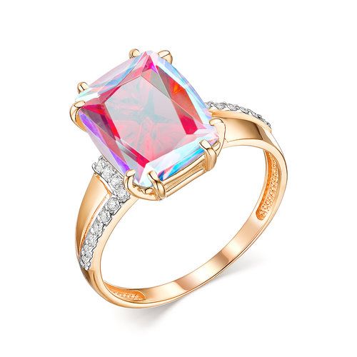 Кольцо декоративное GRANAT JEWELRY, красное золото 585 проба, вставка фианит (GRANAT JEWELRY, Россия) — от 1386.60 руб. в сети магазинов DIAMANTE забронировать в магазине Кольцо декоративное GRANAT JEWELRY, красное золото 585 проба, вставка фианит (GRANAT JEWELRY, Россия)