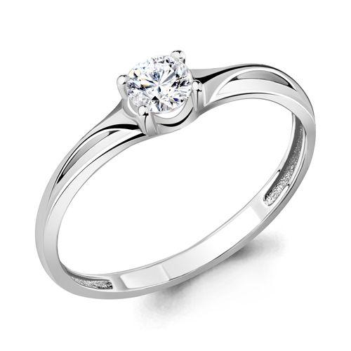 Кольцо помолвочное Aquamarine, серебро 925 проба, вставка фианит (Aquamarine, Россия) — от 57.54 руб. в сети магазинов DIAMANTE забронировать в магазине Кольцо помолвочное Aquamarine, серебро 925 проба, вставка фианит (Aquamarine, Россия)