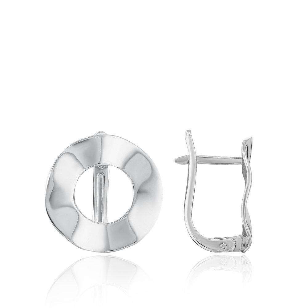 Серьги с английским замком, серебро 925 проба (Россия) — от 228.75 руб. в сети магазинов DIAMANTE забронировать в магазине Серьги с английским замком, серебро 925 проба (Россия)