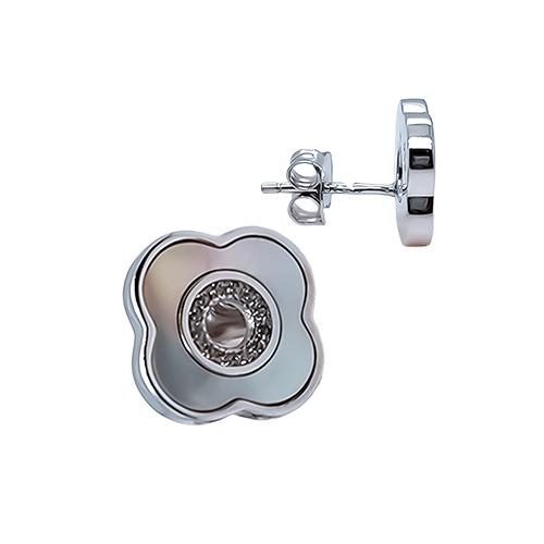 Серьги пусеты, серебро 925 проба, вставка перламутр (Турция) — от 199.92 руб. в сети магазинов DIAMANTE забронировать в магазине Серьги пусеты, серебро 925 проба, вставка перламутр