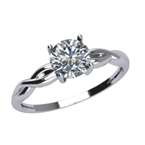 Кольцо помолвочное, серебро 925 проба, вставка фианит (Россия) — от 87.84 руб. в сети магазинов DIAMANTE забронировать в магазине Кольцо помолвочное, серебро 925 проба, вставка фианит