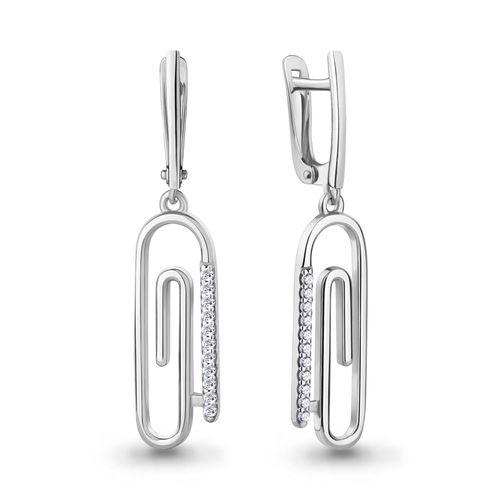 Серьги длинные Aquamarine, серебро 925 проба, вставка фианит (Aquamarine, Россия) — от 185.63 руб. в сети магазинов DIAMANTE забронировать в магазине Серьги длинные Aquamarine, серебро 925 проба, вставка фианит (Aquamarine, Россия)