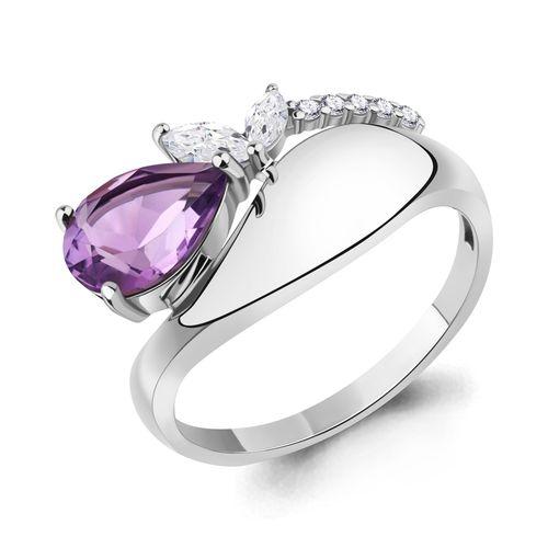 Кольцо декоративное Aquamarine, серебро 925 проба, вставка фианит (Aquamarine, Россия) — от 161.72 руб. в сети магазинов DIAMANTE забронировать в магазине Кольцо декоративное Aquamarine, серебро 925 проба, вставка фианит