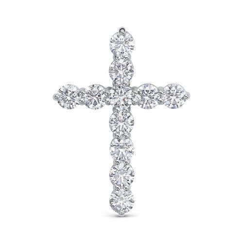 Подвеска крестик, серебро 925 проба, вставка фианит (BUBLIK JEWELRY, Россия) — от 134.32 руб. в сети магазинов DIAMANTE забронировать в магазине Подвеска крестик, серебро 925 проба, вставка фианит (BUBLIK JEWELRY, Россия)