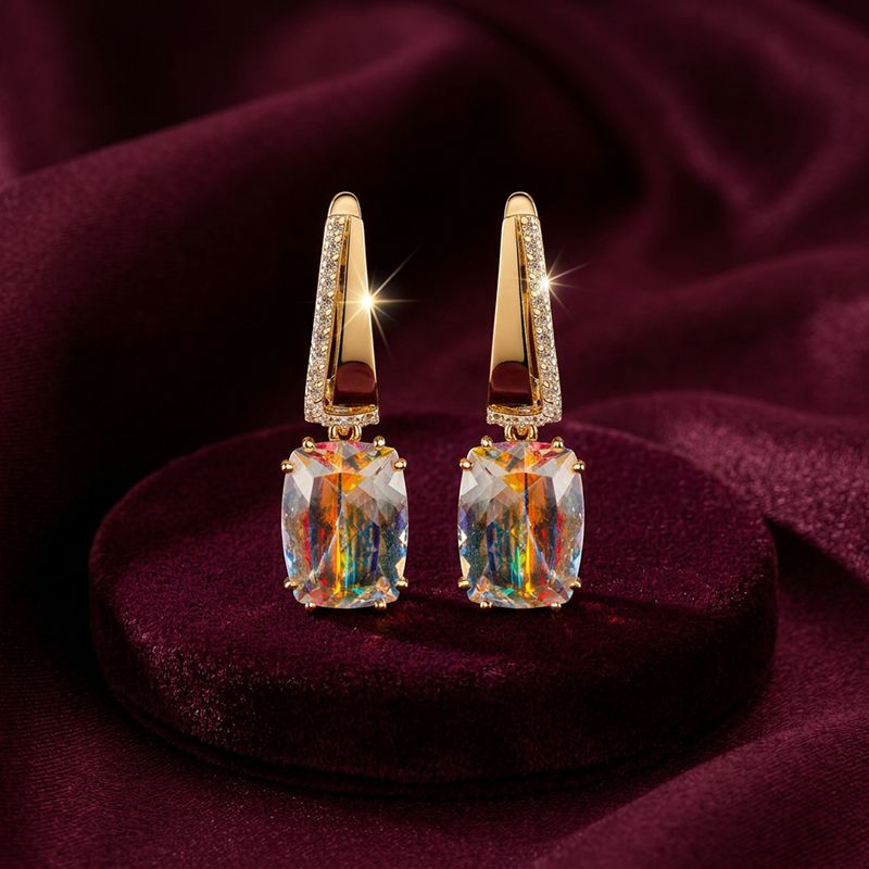 Серьги длинные GRANAT JEWELRY, красное золото 585 проба, вставка кварц (GRANAT JEWELRY, Россия) — от 2919.35 руб. в сети магазинов DIAMANTE забронировать в магазине Серьги длинные GRANAT JEWELRY, красное золото 585 проба, вставка кварц (GRANAT JEWELRY, Россия)